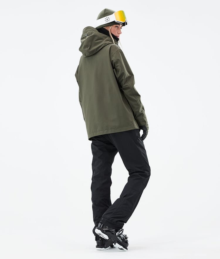 Dope Blizzard W Full Zip 2021 Skidjacka Dam Olive Green, Bild 6 av 11