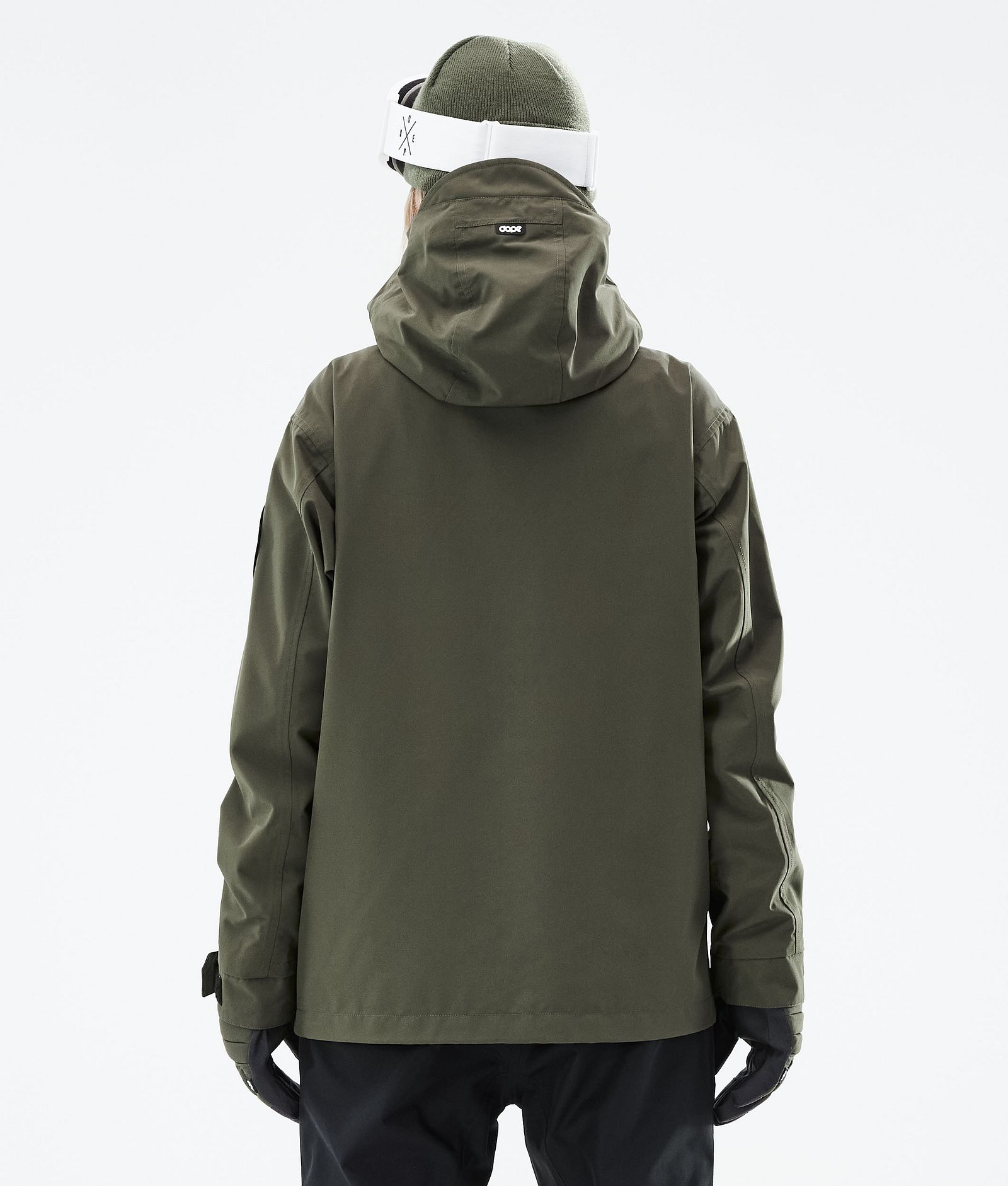 Dope Blizzard W Full Zip 2021 Skidjacka Dam Olive Green, Bild 8 av 11