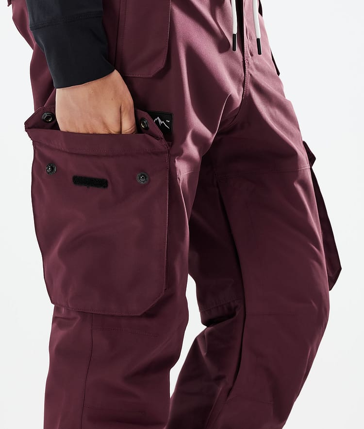 Dope Iconic W 2021 Snowboardbyxa Dam Burgundy, Bild 5 av 6