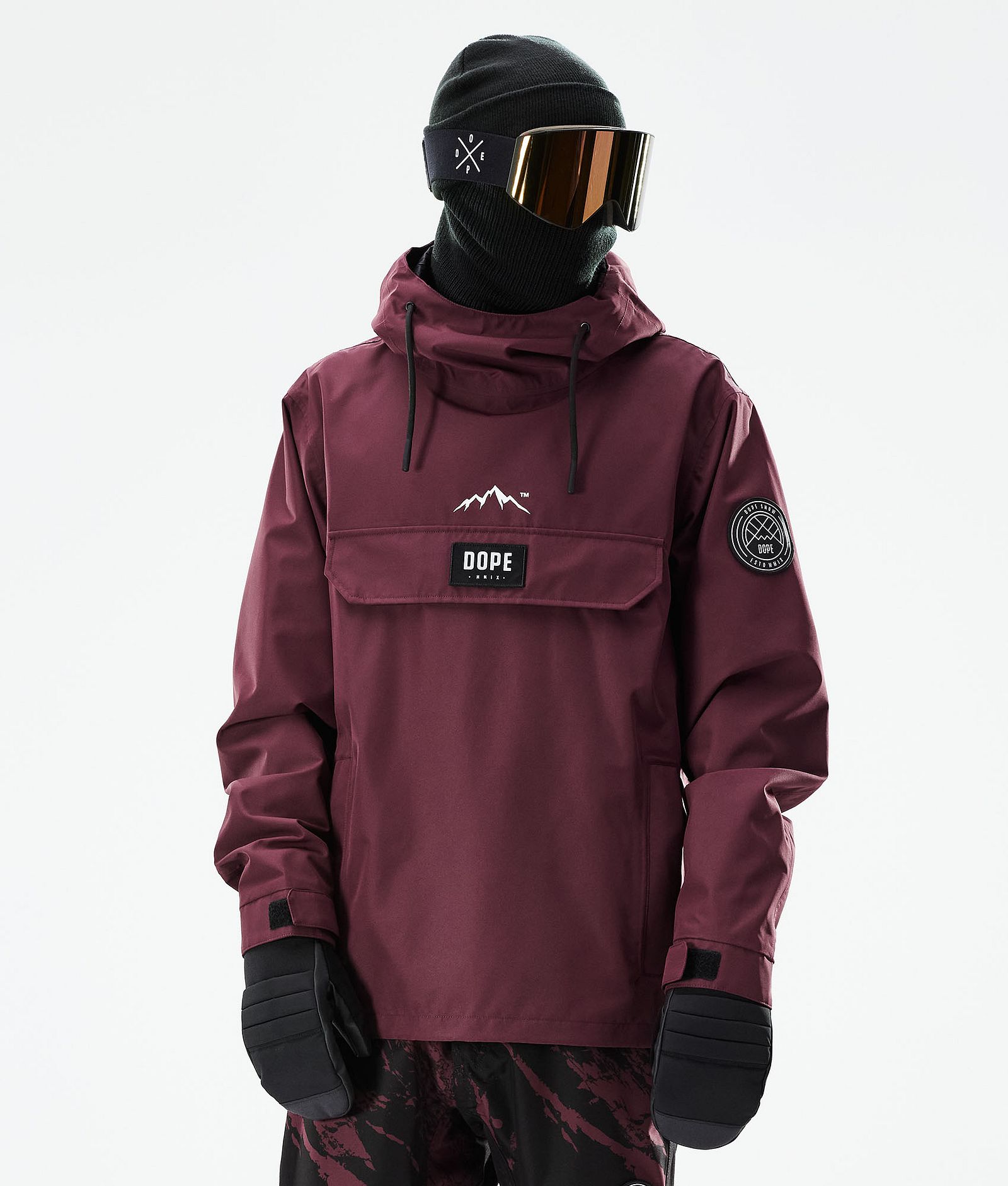 Dope Blizzard 2021 Skidjacka Herr Burgundy, Bild 1 av 9