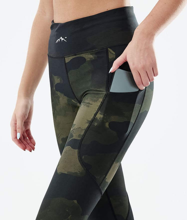 Dope Lofty Tech 2022 Leggings Dam Green Camo, Bild 5 av 8