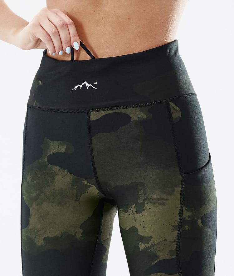 Dope Lofty Tech 2022 Leggings Dam Green Camo, Bild 6 av 8