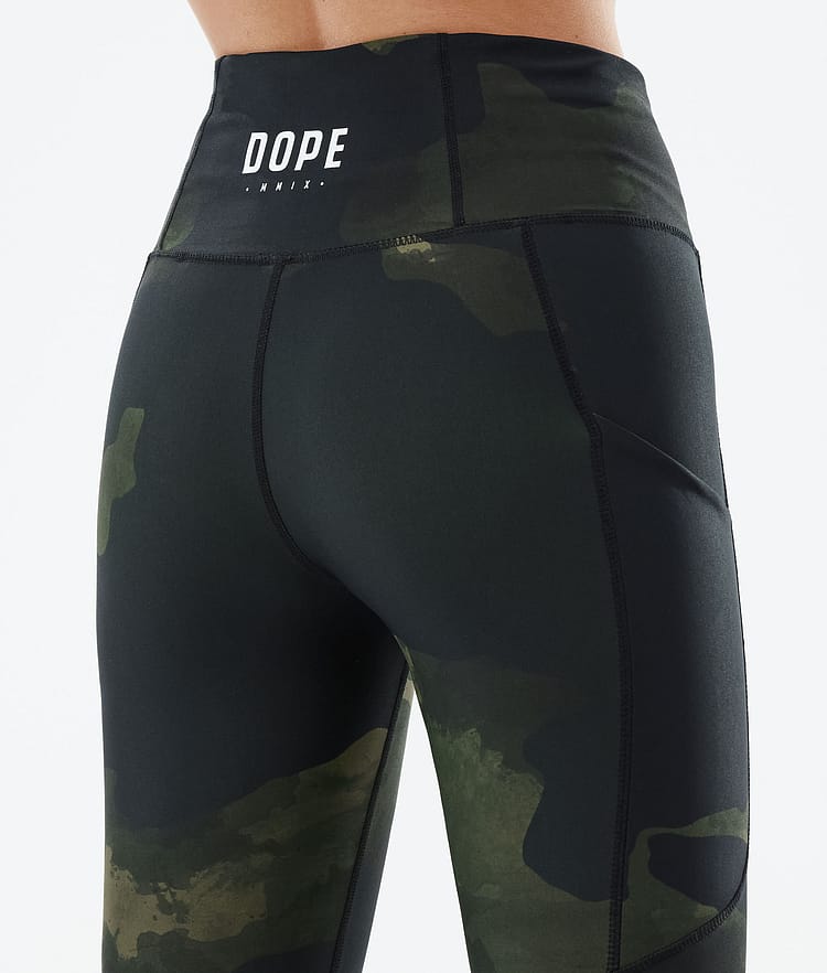 Dope Lofty Tech 2022 Leggings Dam Green Camo, Bild 7 av 8