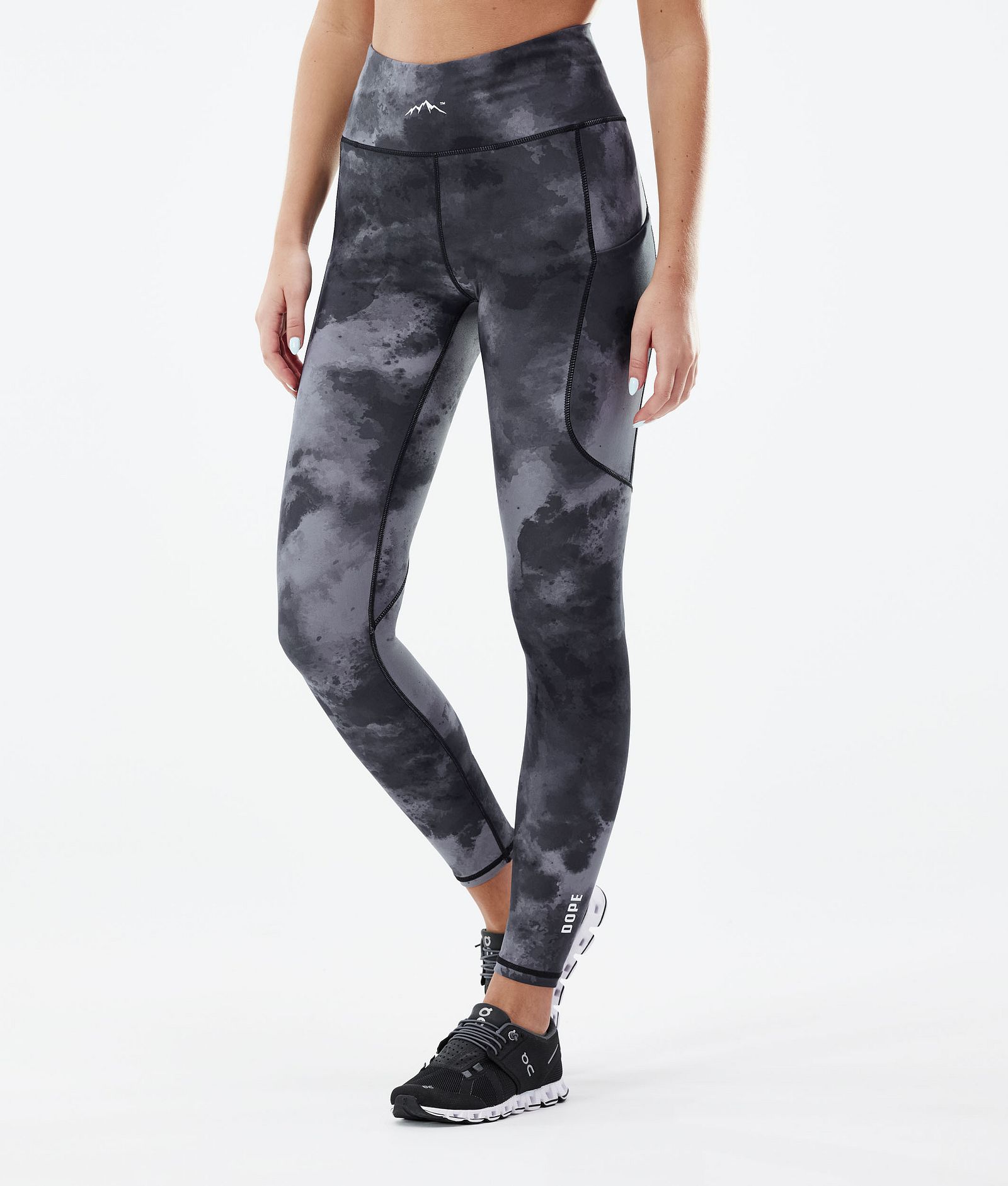 Dope Lofty Tech Leggings Dam Black Batik, Bild 1 av 8