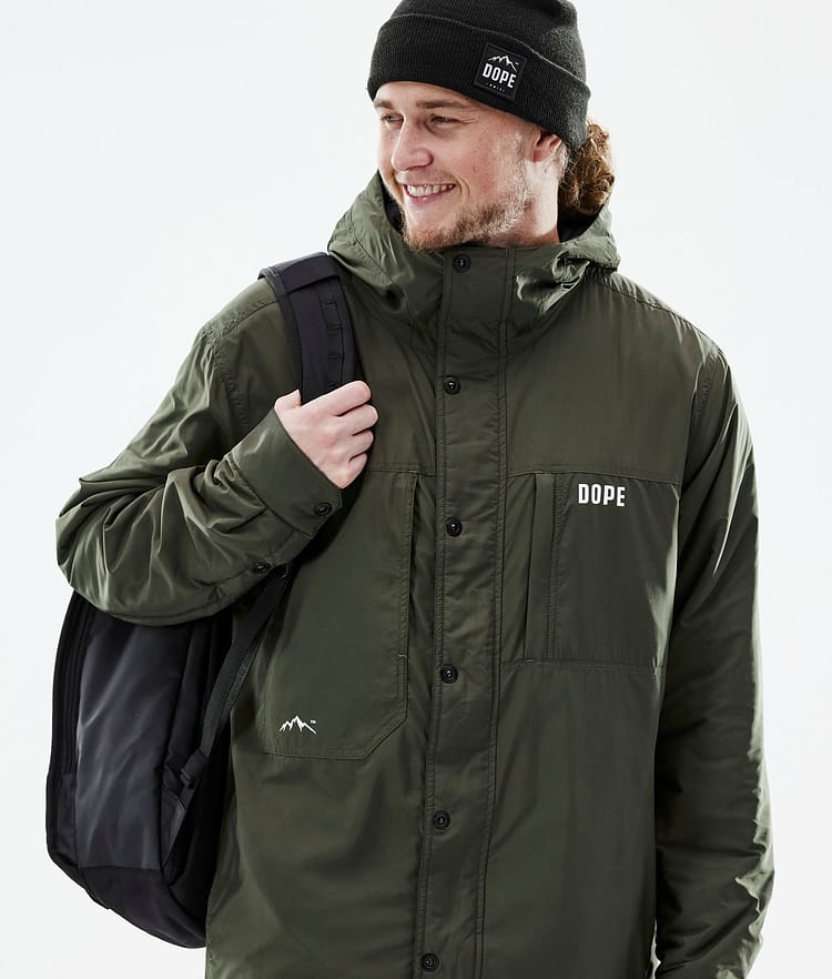 Dope Insulated Mellanlagersjacka Outdoor Herr Olive Green, Bild 2 av 12