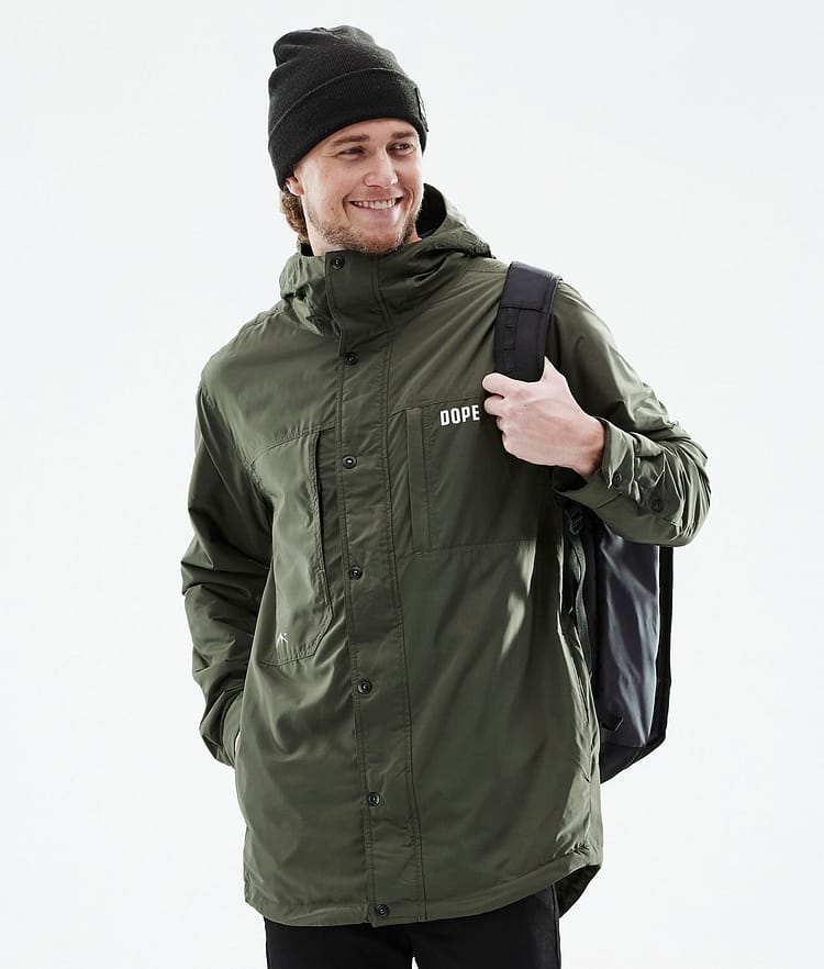 Dope Insulated Mellanlagersjacka Outdoor Herr Olive Green, Bild 6 av 12