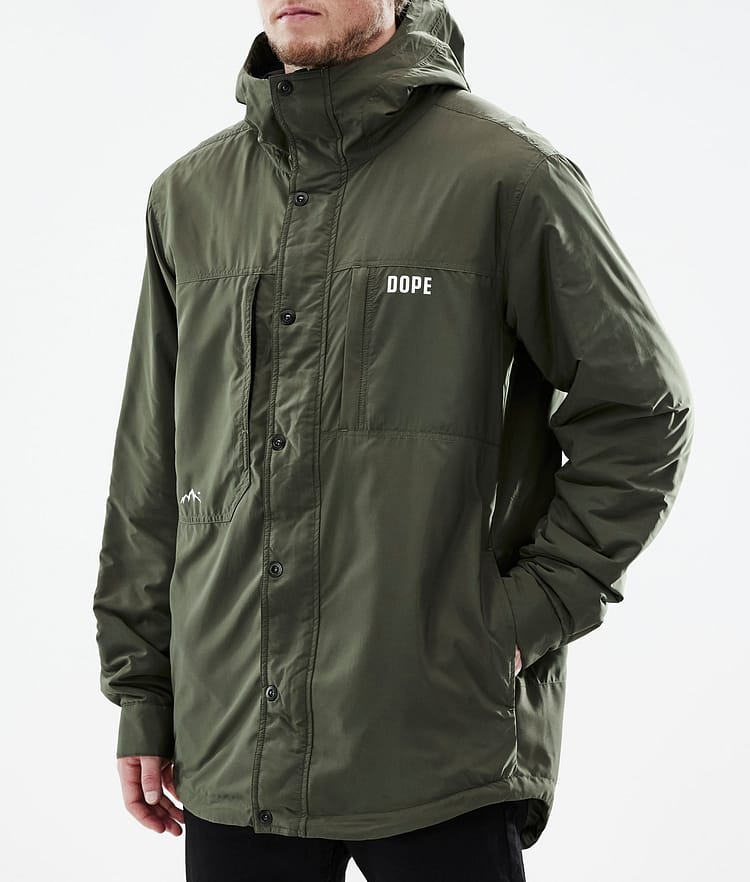 Dope Insulated Mellanlagersjacka Outdoor Herr Olive Green, Bild 9 av 12