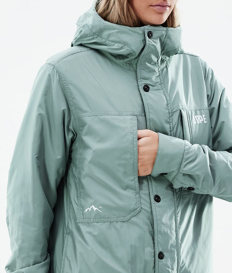 Dope Insulated W Mellanlagersjacka Outdoor Dam Faded Green, Bild 9 av 10