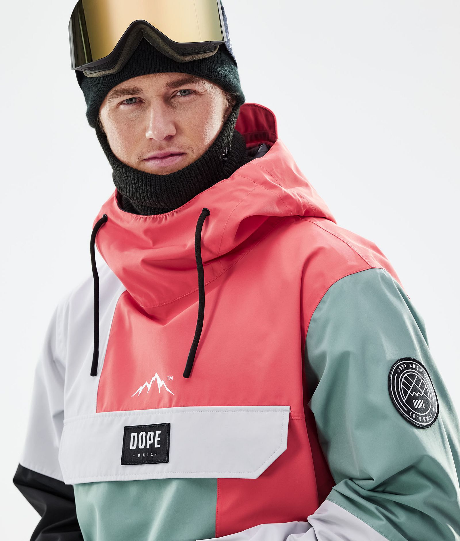 Dope Blizzard LE Snowboardjacka Herr Limited Edition Patchwork Coral, Bild 3 av 10