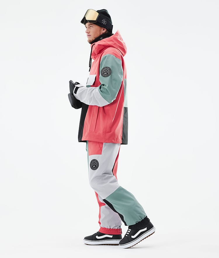 Dope Blizzard LE Snowboardjacka Herr Limited Edition Patchwork Coral, Bild 5 av 10