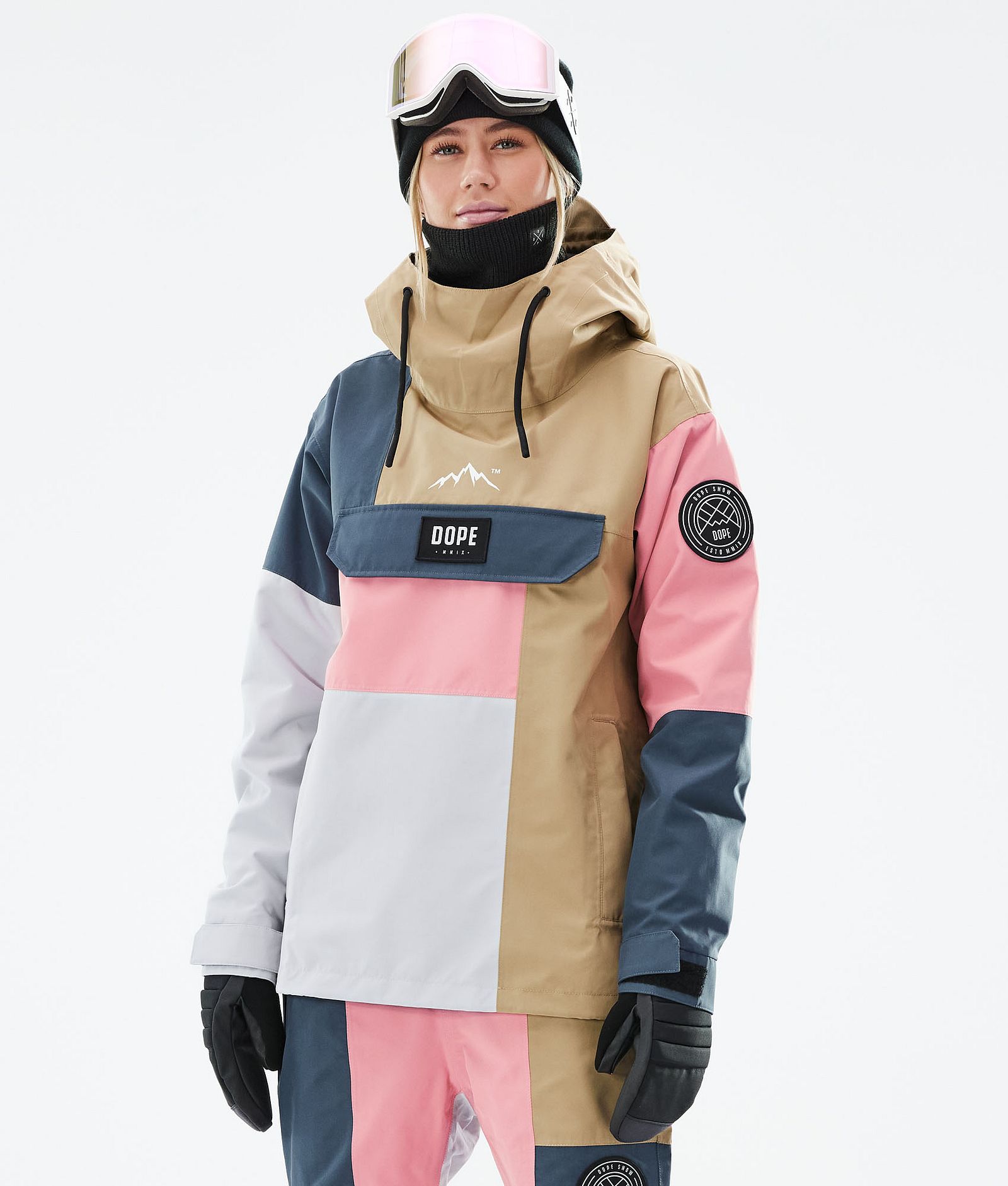 Dope Blizzard LE W Snowboardjacka Dam Limited Edition Patchwork Khaki, Bild 1 av 10