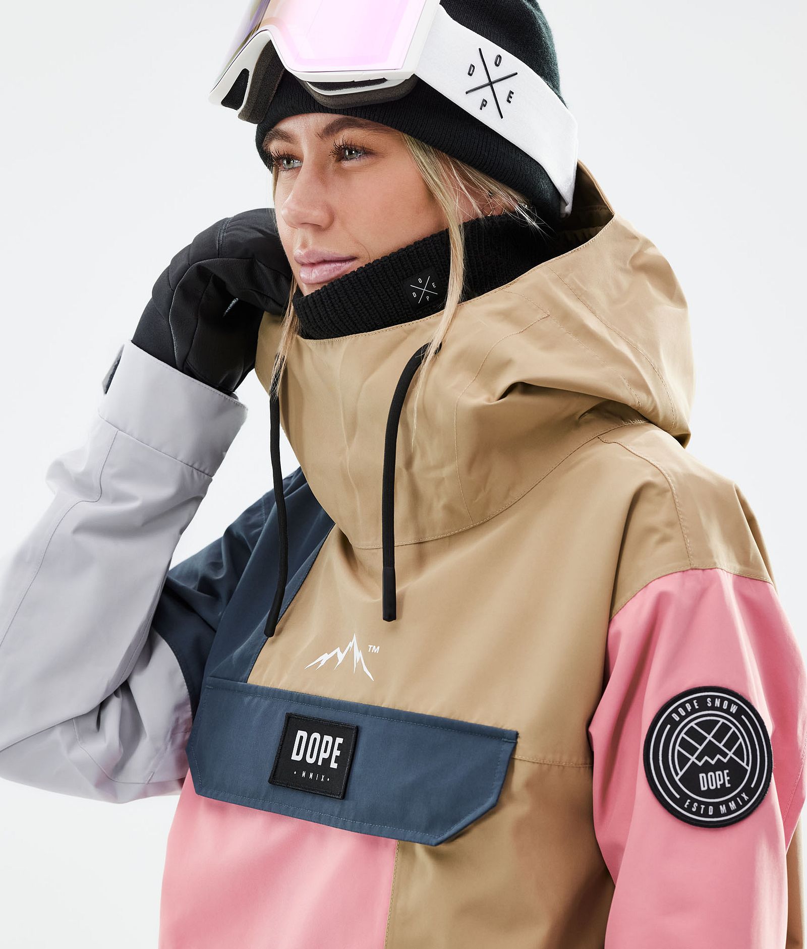 Dope Blizzard LE W Snowboardjacka Dam Limited Edition Patchwork Khaki, Bild 2 av 10