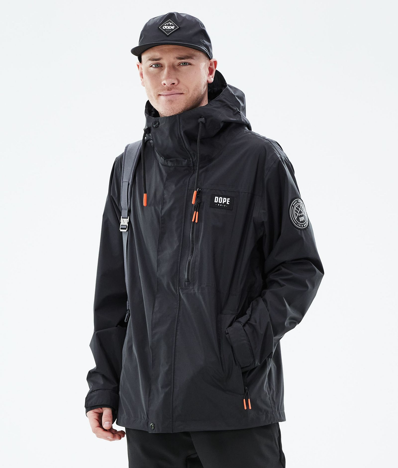 Dope Blizzard Light Full Zip Outdoor Jacka Herr Black, Bild 1 av 9