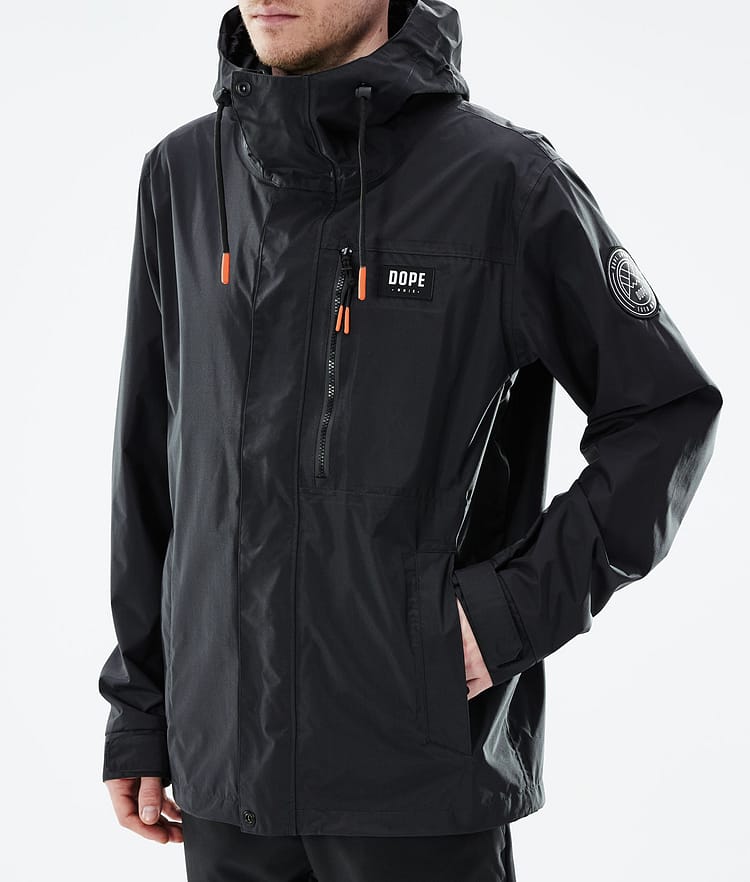 Dope Blizzard Light Full Zip Outdoor Jacka Herr Black, Bild 7 av 9