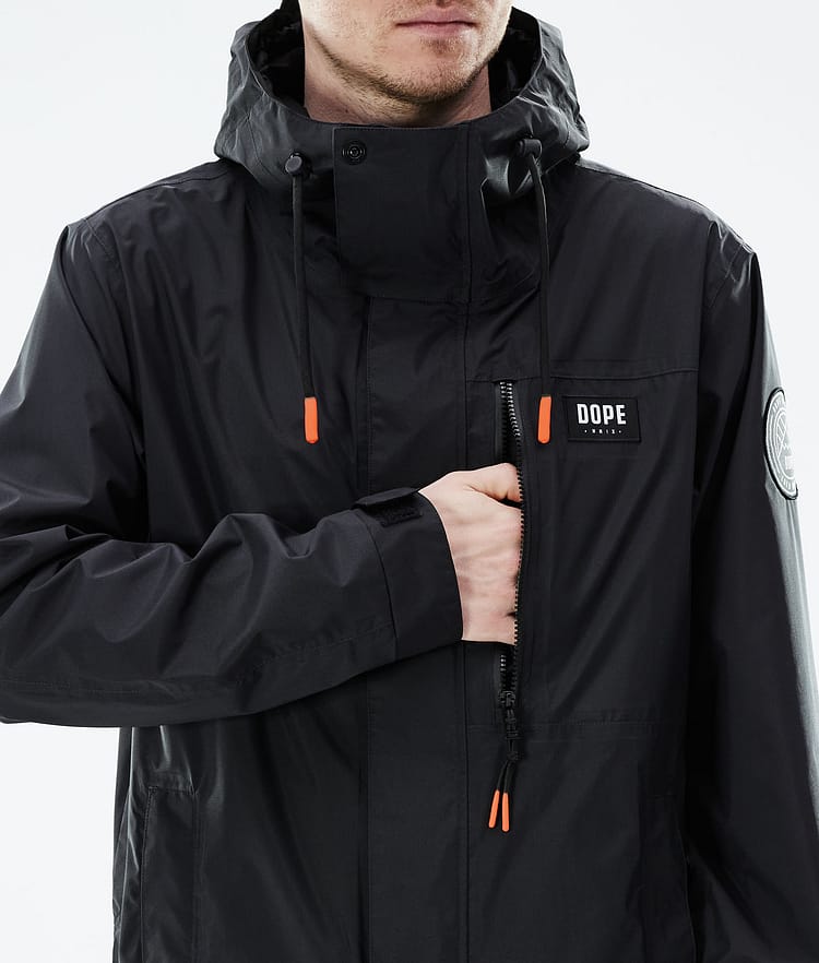 Dope Blizzard Light Full Zip Outdoor Jacka Herr Black, Bild 8 av 9