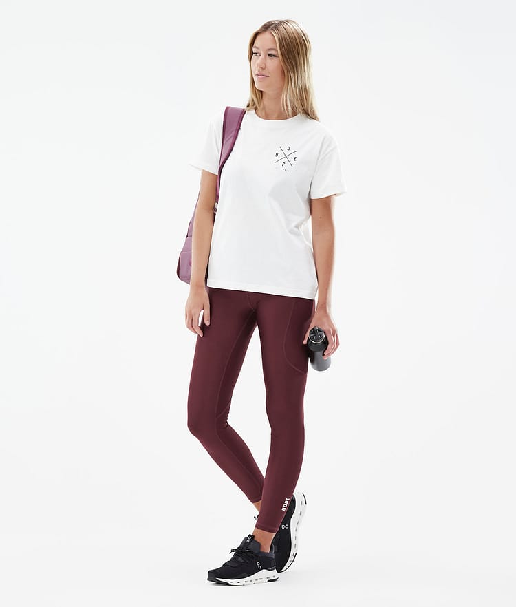 Dope Lofty Tech Leggings Dam Burgundy, Bild 3 av 8