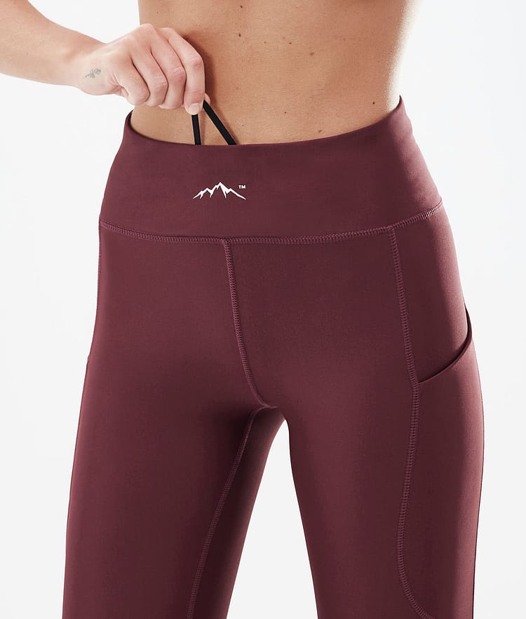 Dope Lofty Tech Leggings Dam Burgundy, Bild 6 av 8