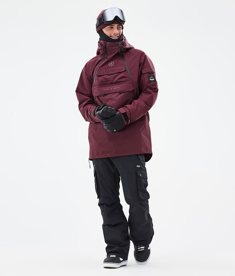 Dope Akin Snowboardjacka Herr Burgundy, Bild 3 av 9