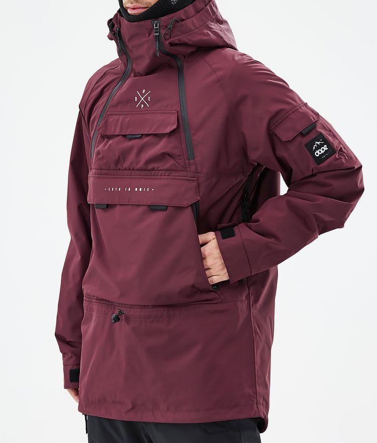 Dope Akin Snowboardjacka Herr Burgundy, Bild 8 av 9