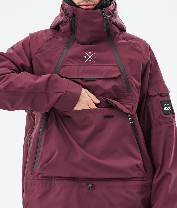 Dope Akin Snowboardjacka Herr Burgundy, Bild 9 av 9