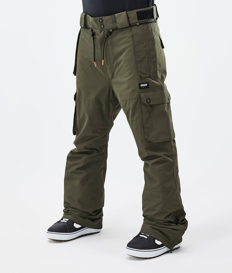 Dope Iconic Snowboardbyxa Herr Olive Green, Bild 1 av 7