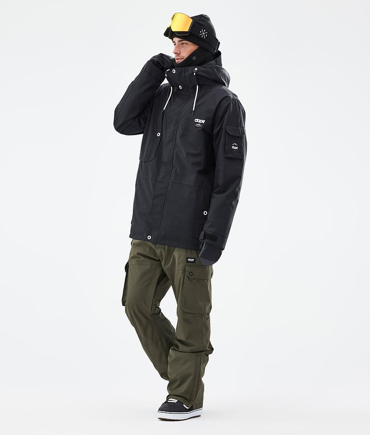 Dope Iconic Snowboardbyxa Herr Olive Green, Bild 2 av 7