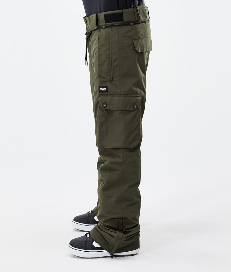 Dope Iconic Snowboardbyxa Herr Olive Green, Bild 3 av 7