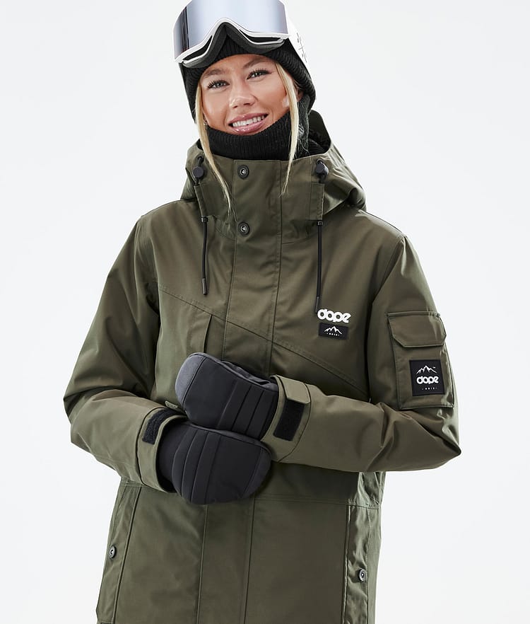 Dope Adept W Snowboardjacka Dam Olive Green, Bild 2 av 10