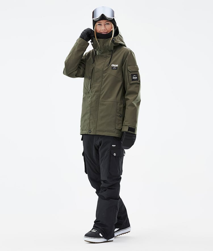 Dope Adept W Snowboardjacka Dam Olive Green, Bild 3 av 10