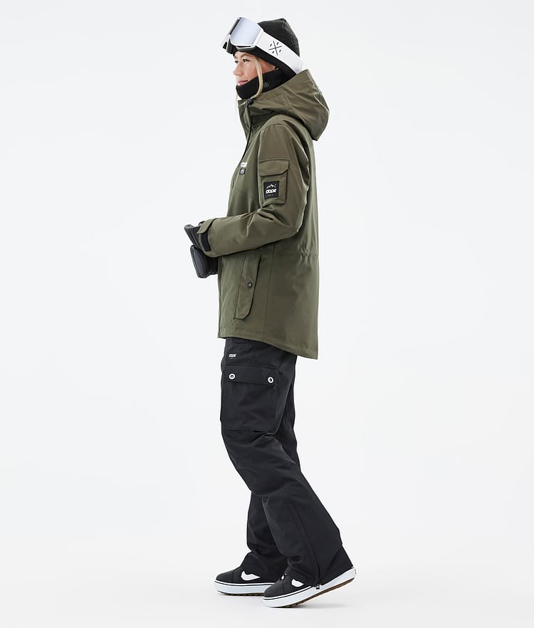 Dope Adept W Snowboardjacka Dam Olive Green, Bild 4 av 10