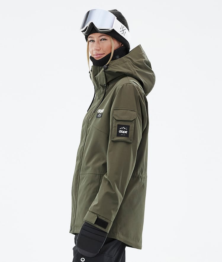 Dope Adept W Snowboardjacka Dam Olive Green, Bild 6 av 10