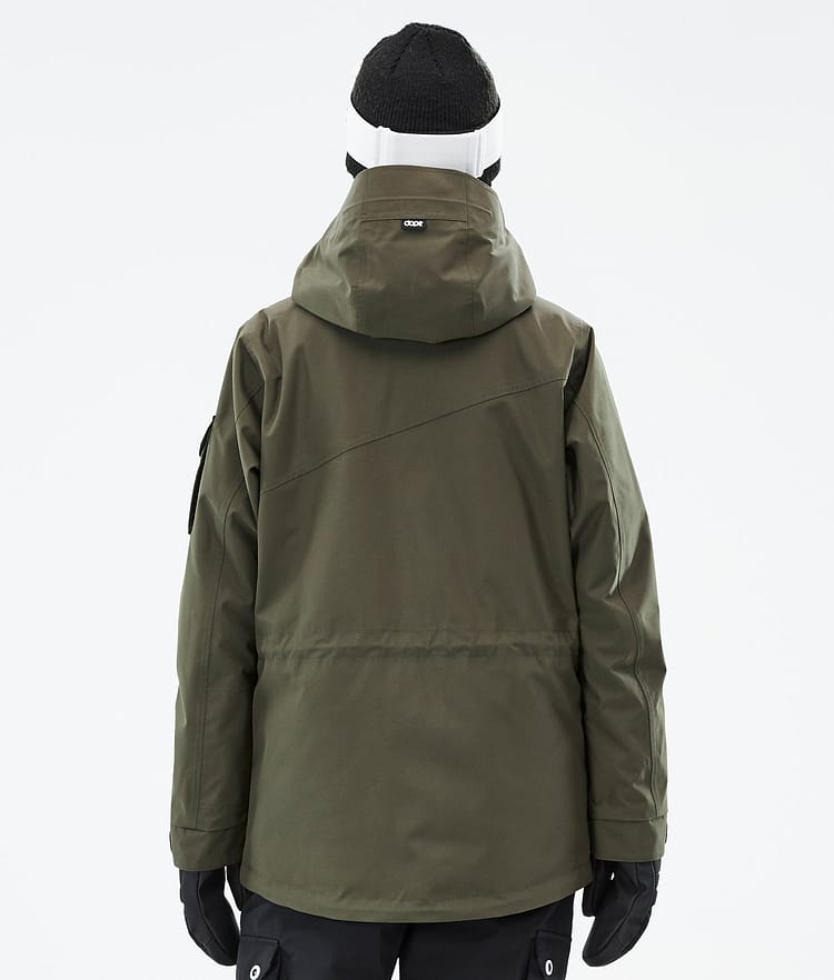 Dope Adept W Snowboardjacka Dam Olive Green, Bild 7 av 10