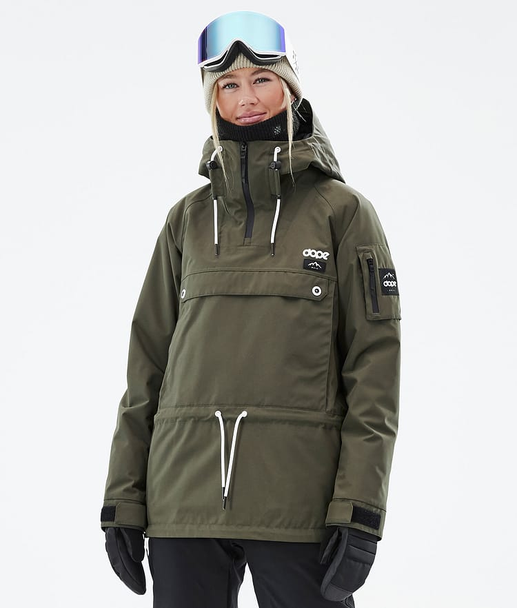 Dope Annok W Snowboardjacka Dam Olive Green, Bild 1 av 9