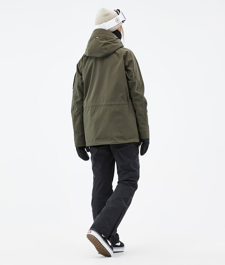 Dope Annok W Snowboardjacka Dam Olive Green, Bild 5 av 9