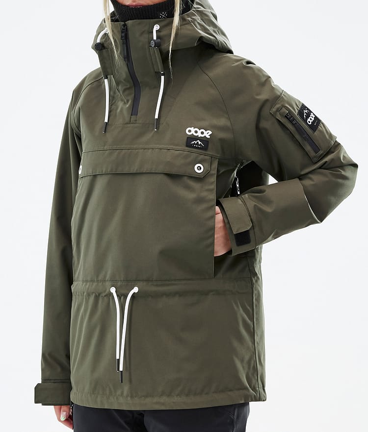 Dope Annok W Snowboardjacka Dam Olive Green, Bild 8 av 9