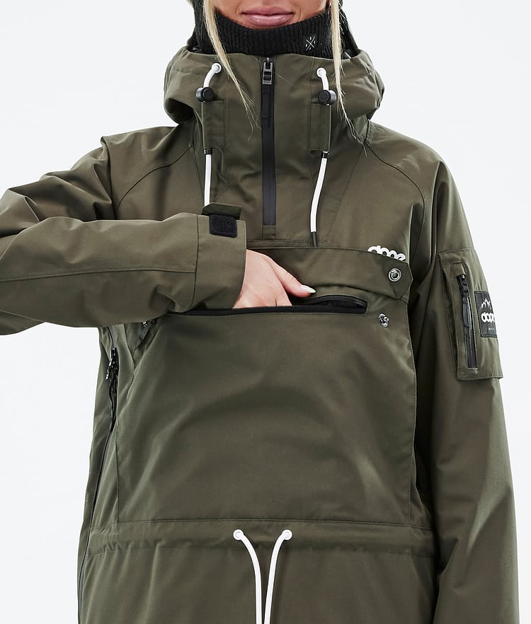 Dope Annok W Snowboardjacka Dam Olive Green, Bild 9 av 9