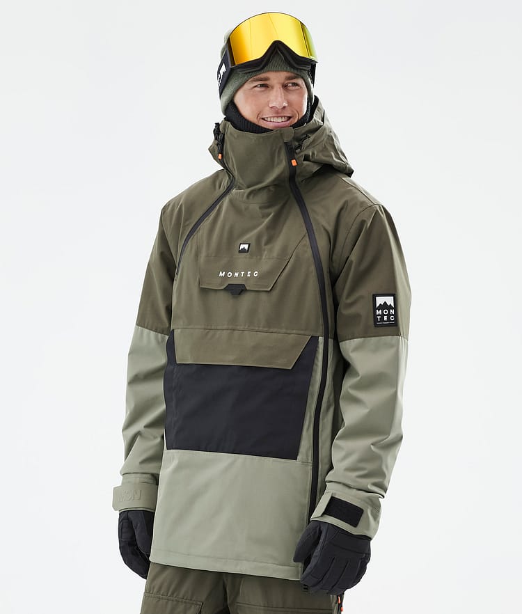 Montec Doom Snowboardjacka Herr Olive Green/Black/Greenish, Bild 1 av 11