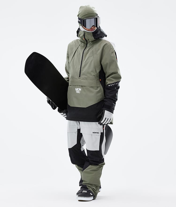Montec Apex Snowboardjacka Herr Greenish/Black/Light Grey, Bild 3 av 10