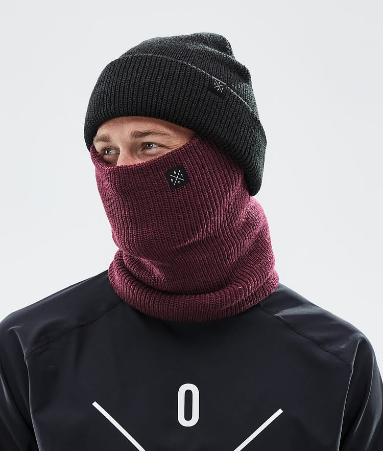 Dope 2X-UP Knitted 2022 Ansiktsmask Burgundy, Bild 2 av 3