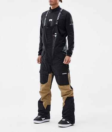 Montec Fawk Snowboardbyxa Man Black/Gold