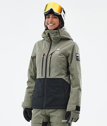 Montec Moss W Snowboardjacka Greenish/Black