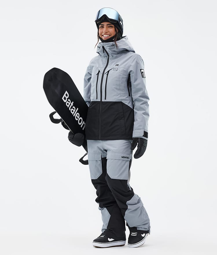 Montec Moss W Snowboardjacka Dam Soft Blue/Black, Bild 3 av 10