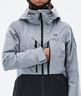 Montec Moss W Snowboardjacka Dam Soft Blue/Black, Bild 9 av 10