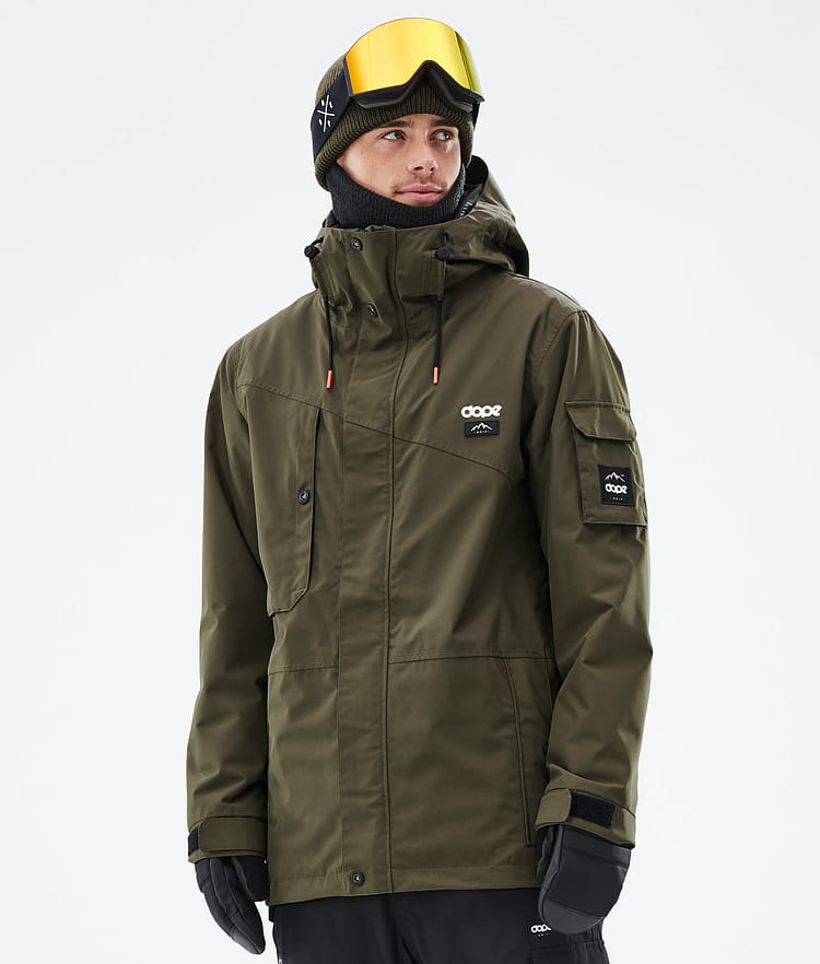 Dope Adept Snowboardjacka Herr Olive Green, Bild 1 av 9