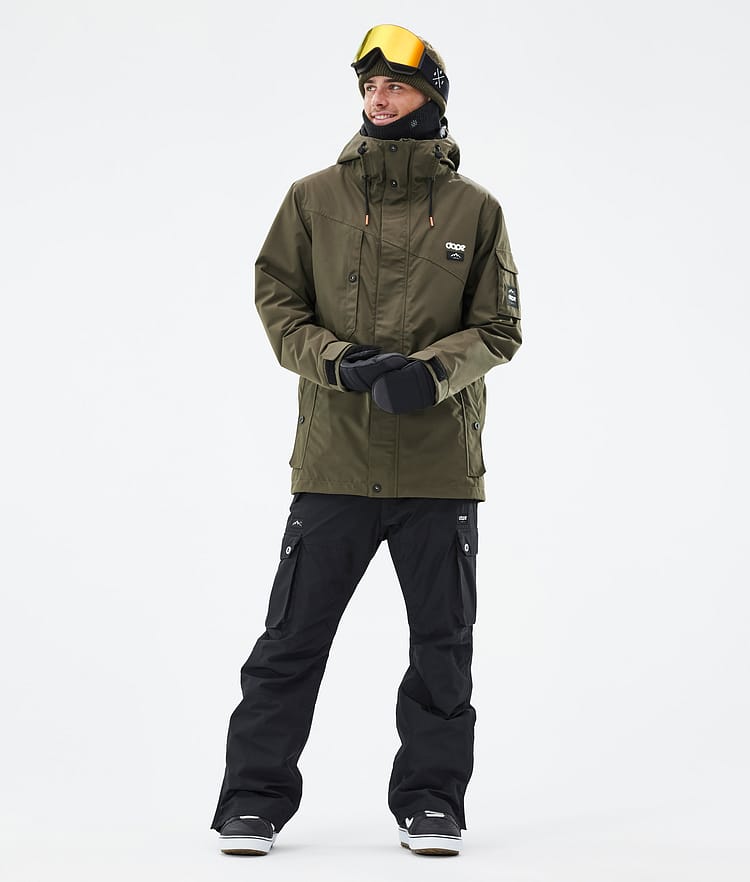 Dope Adept Snowboardjacka Herr Olive Green, Bild 3 av 9