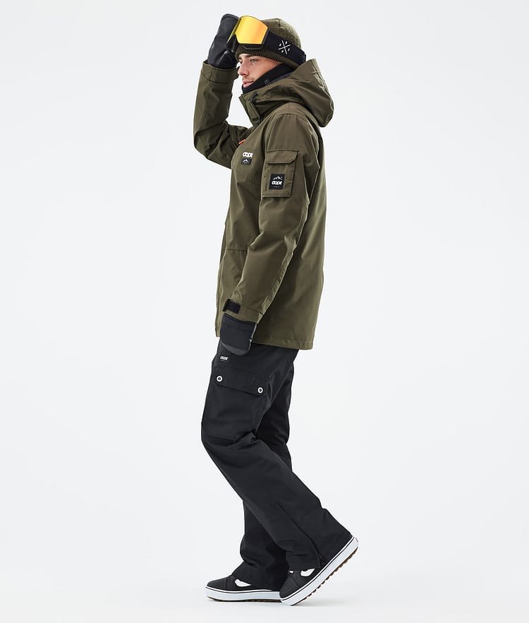 Dope Adept Snowboardjacka Herr Olive Green, Bild 4 av 9