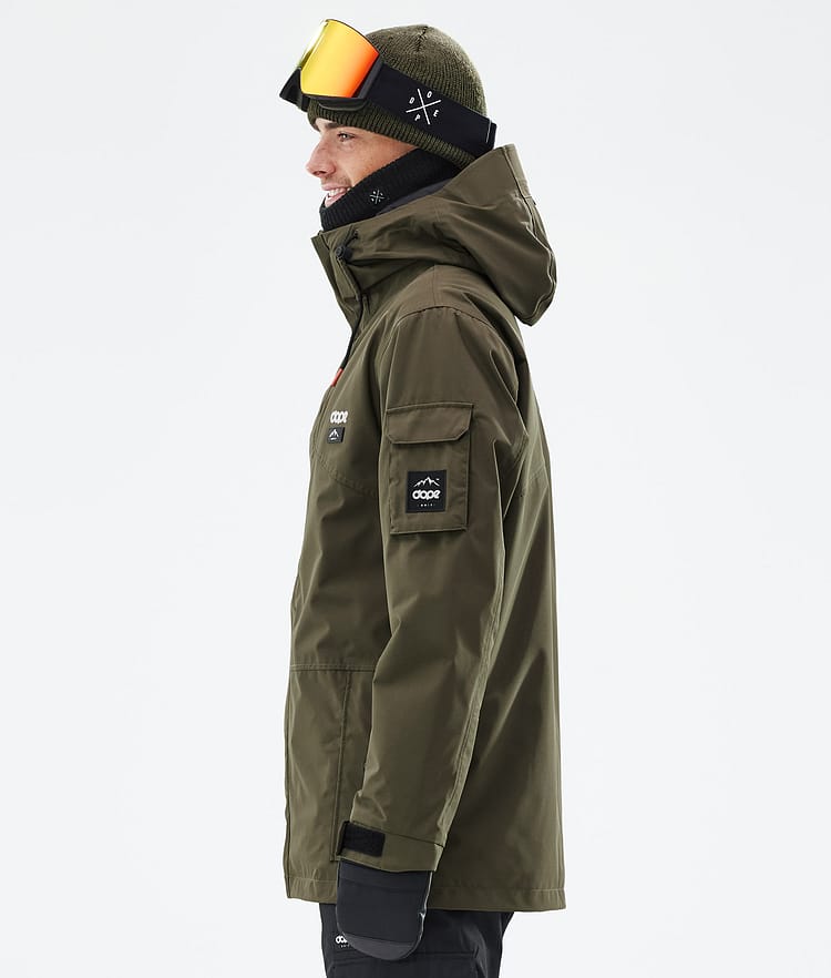 Dope Adept Snowboardjacka Herr Olive Green, Bild 6 av 9