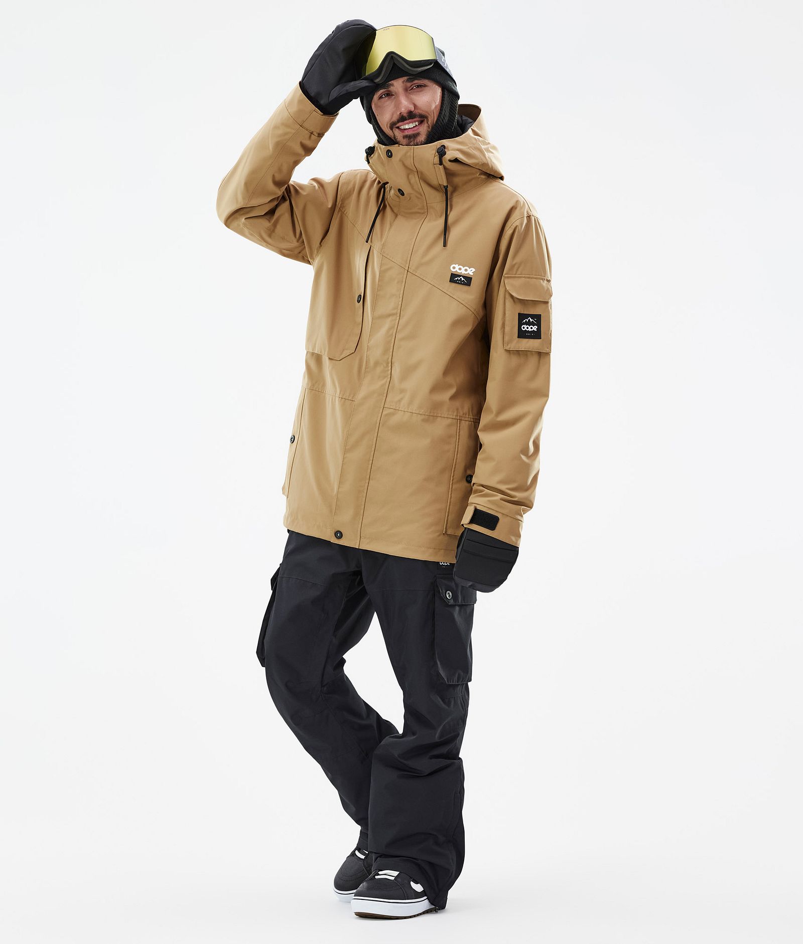 Dope Adept Snowboardjacka Herr Gold, Bild 3 av 10