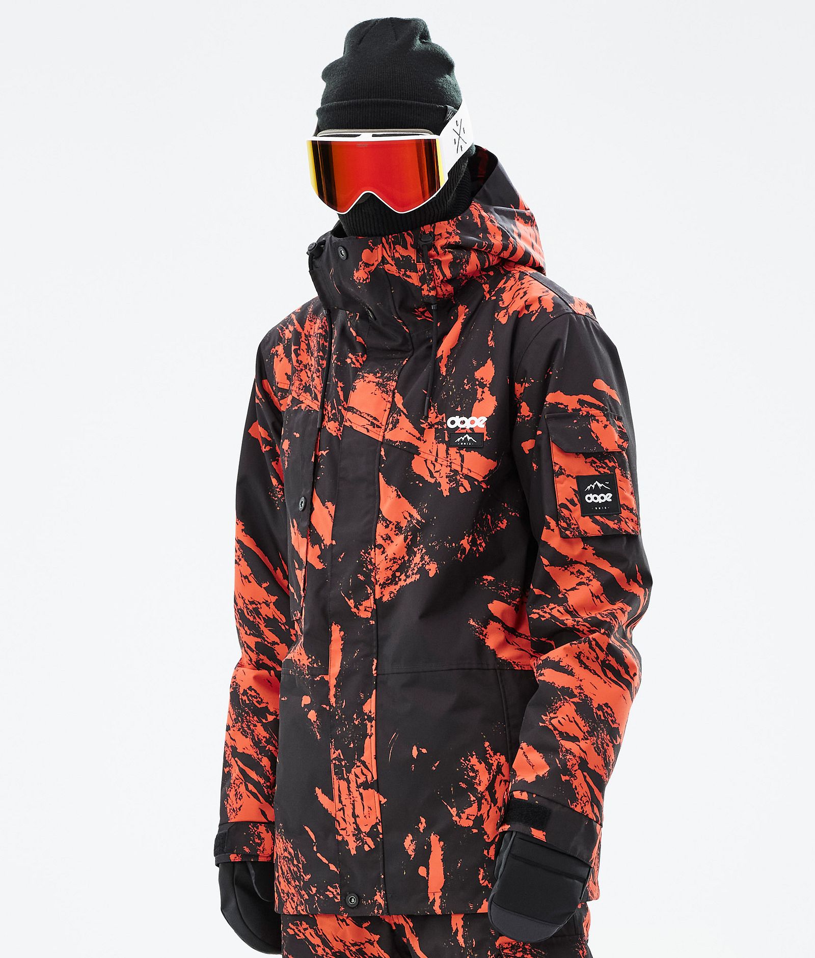 Dope Adept Snowboardjacka Herr Paint Orange, Bild 1 av 10