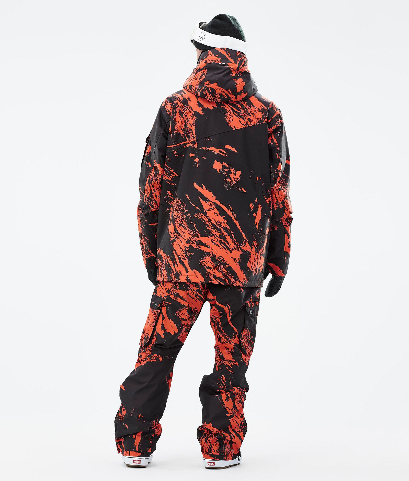 Dope Adept Snowboardjacka Herr Paint Orange, Bild 5 av 10